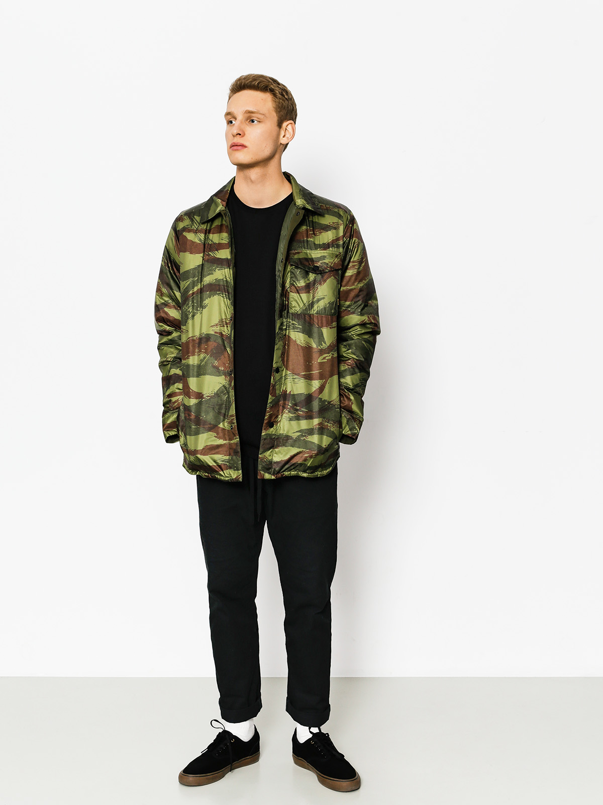 Burton Jacket Wayland Dwn Shirt (brush camo)