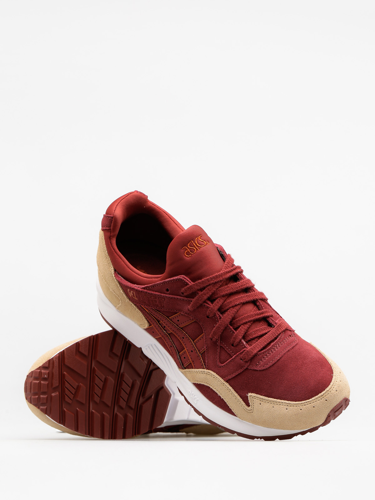 asics brown leather