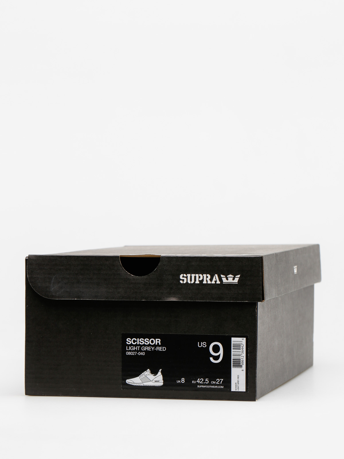 Supra Shoes Scissor (lt grey red)