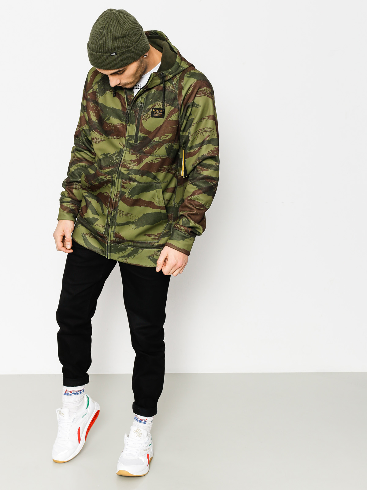 Mens Burton Hoodie Bonded ZHD (brush camo)