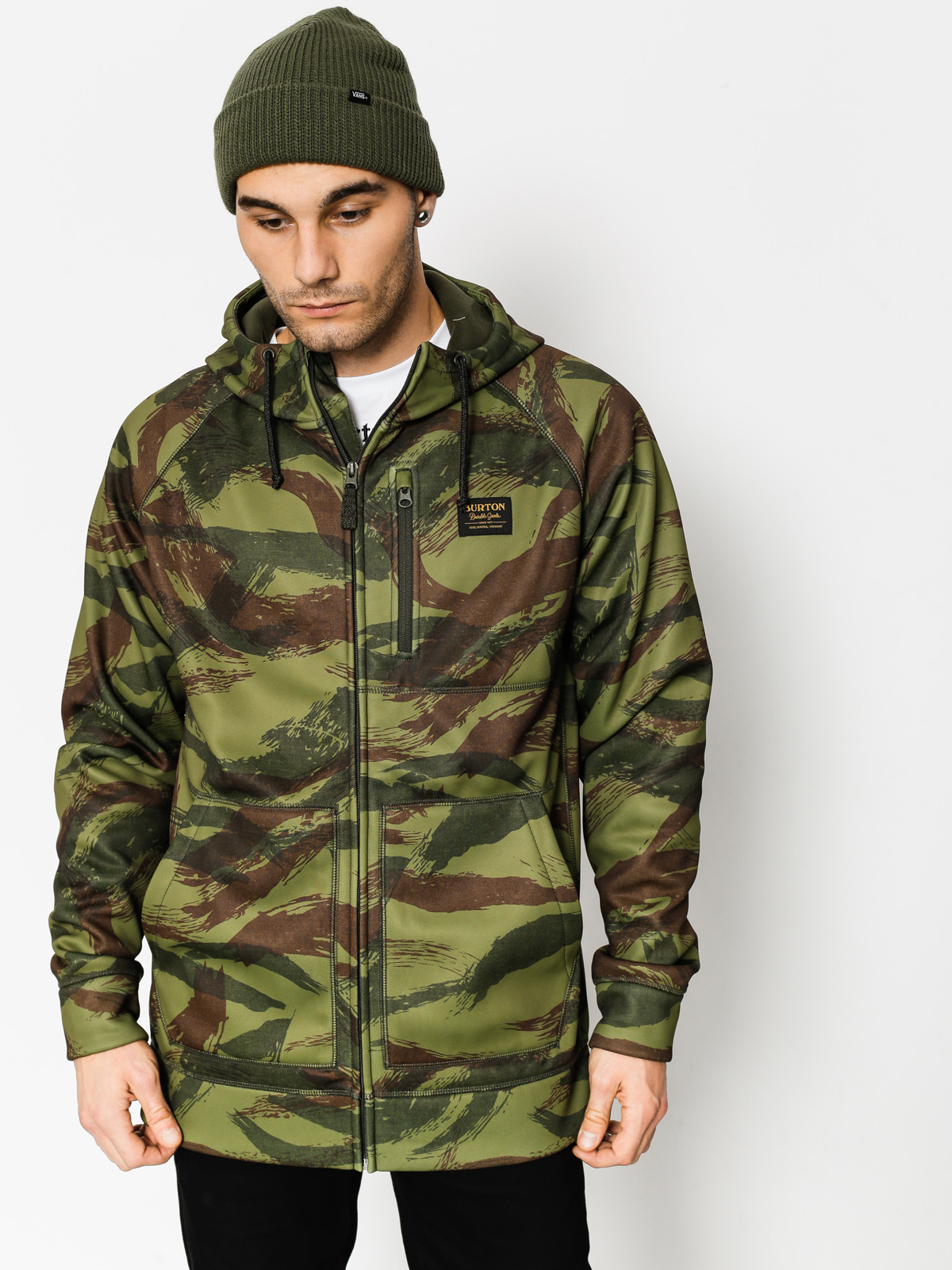 Mens Burton Hoodie Bonded ZHD (brush camo)