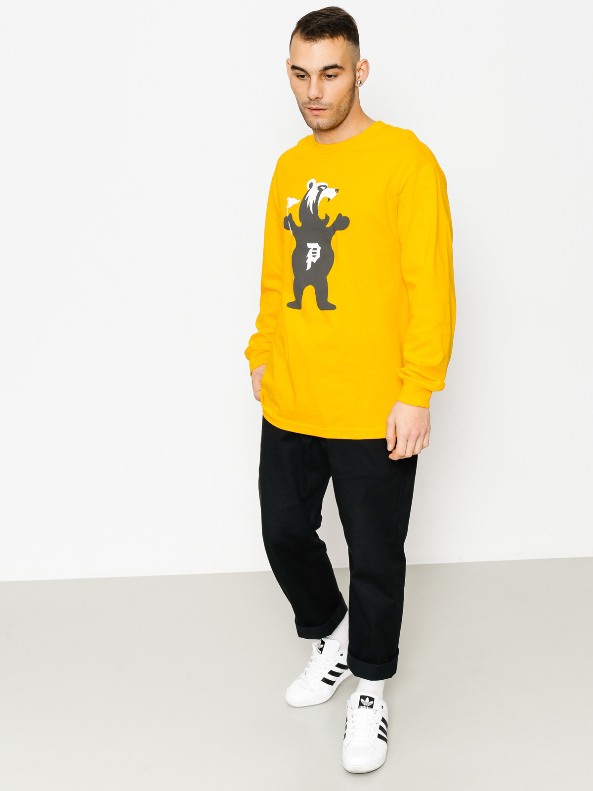 Primitive Longsleeve x Grizzly Griptape Mascot (gold)