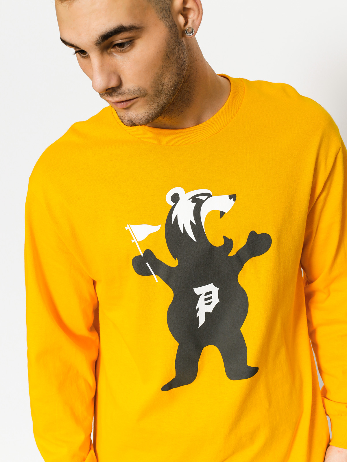 Primitive Longsleeve x Grizzly Griptape Mascot (gold)
