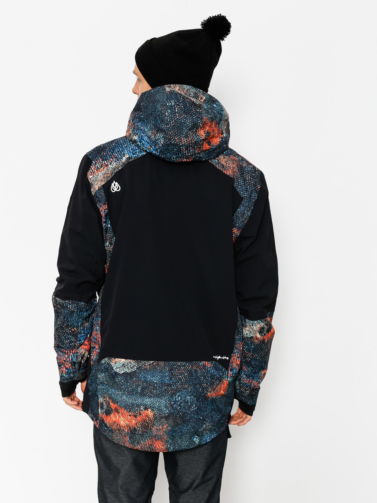 Mens Quiksilver Snowboard jacket Travis Rice Stretch (marine iguana real)