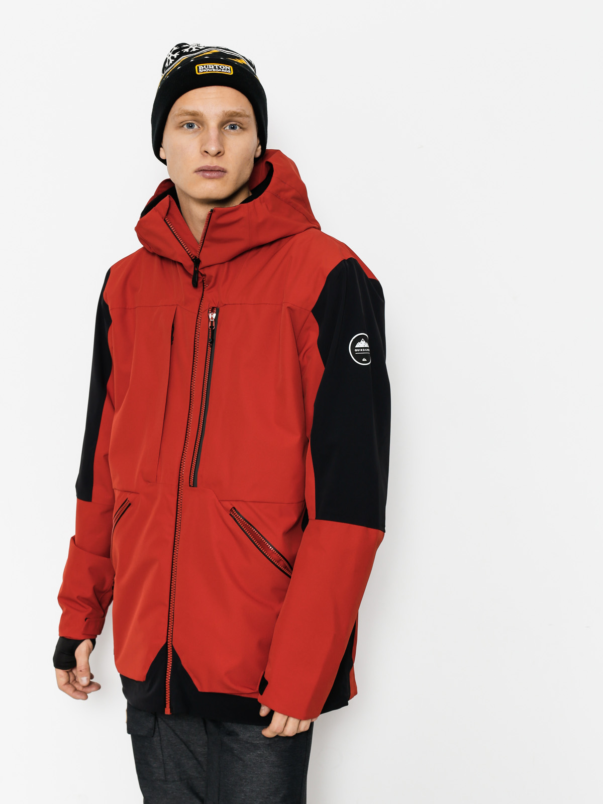 Herren Quiksilver Snowboardjacke Travis Rice Stretch (ketchup red)