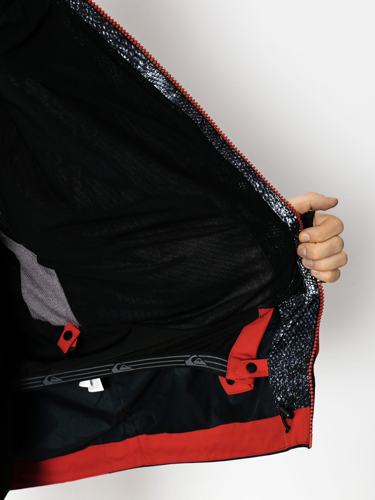 Herren Quiksilver Snowboardjacke Travis Rice Stretch (ketchup red)