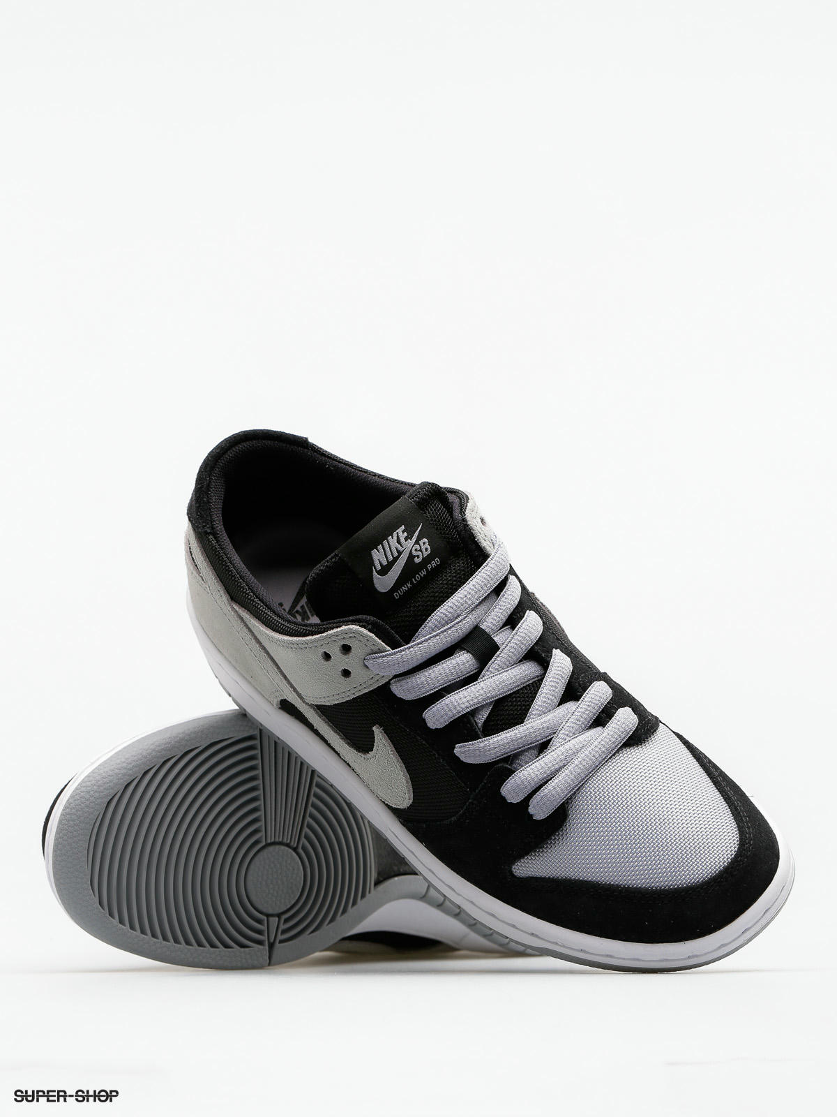 Nike SB Zoom Dunk Low Pro Black Wolf Grey White Men's - 854866-001 - US