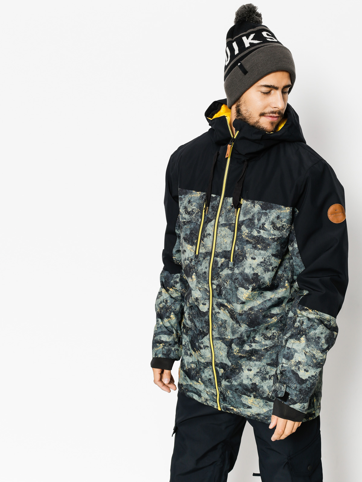 Herren Quiksilver Snowboardjacke Mission Block (anicamo)