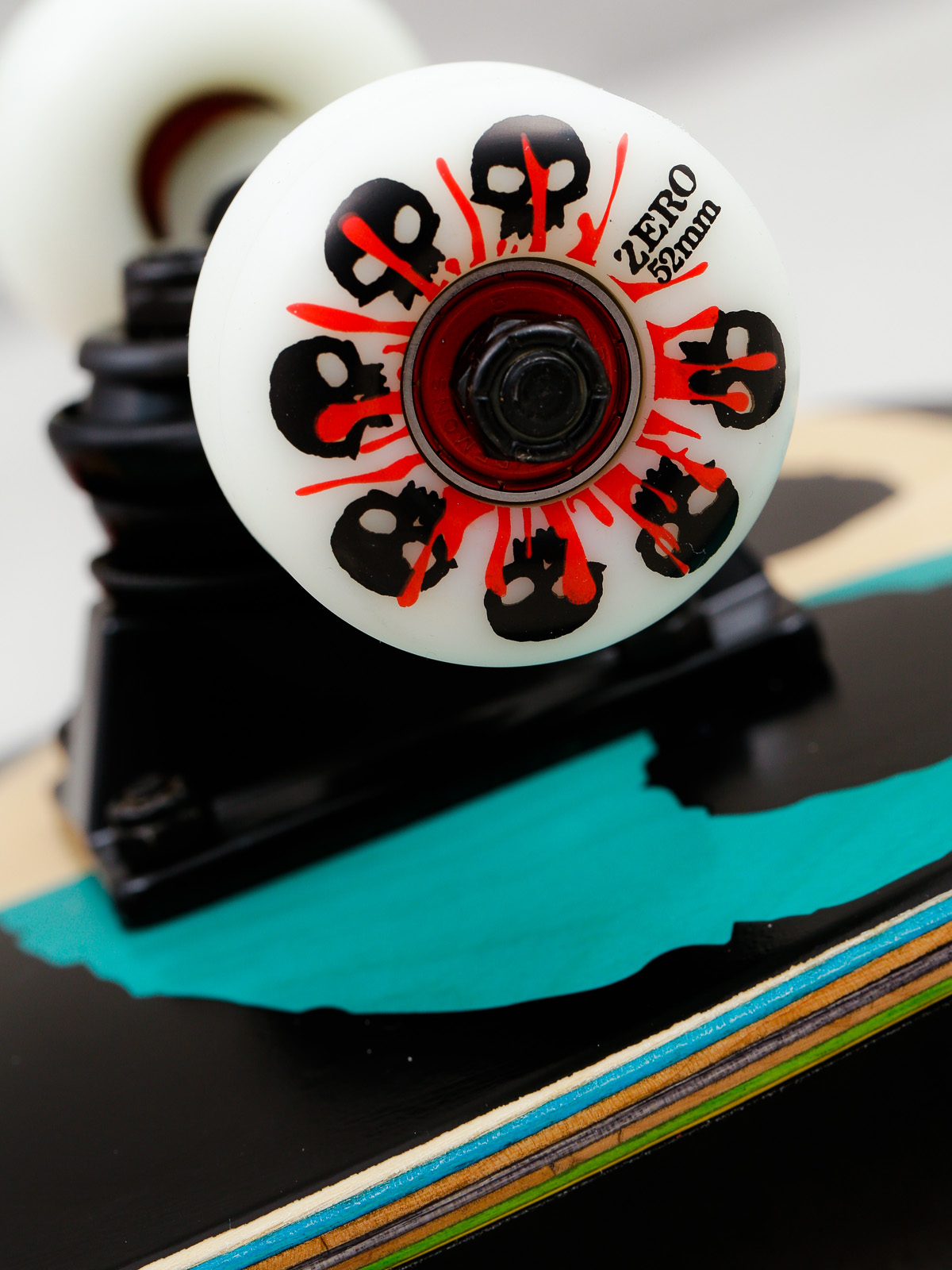 Zero Skateboard 3 Skull Blood (red/black/green)