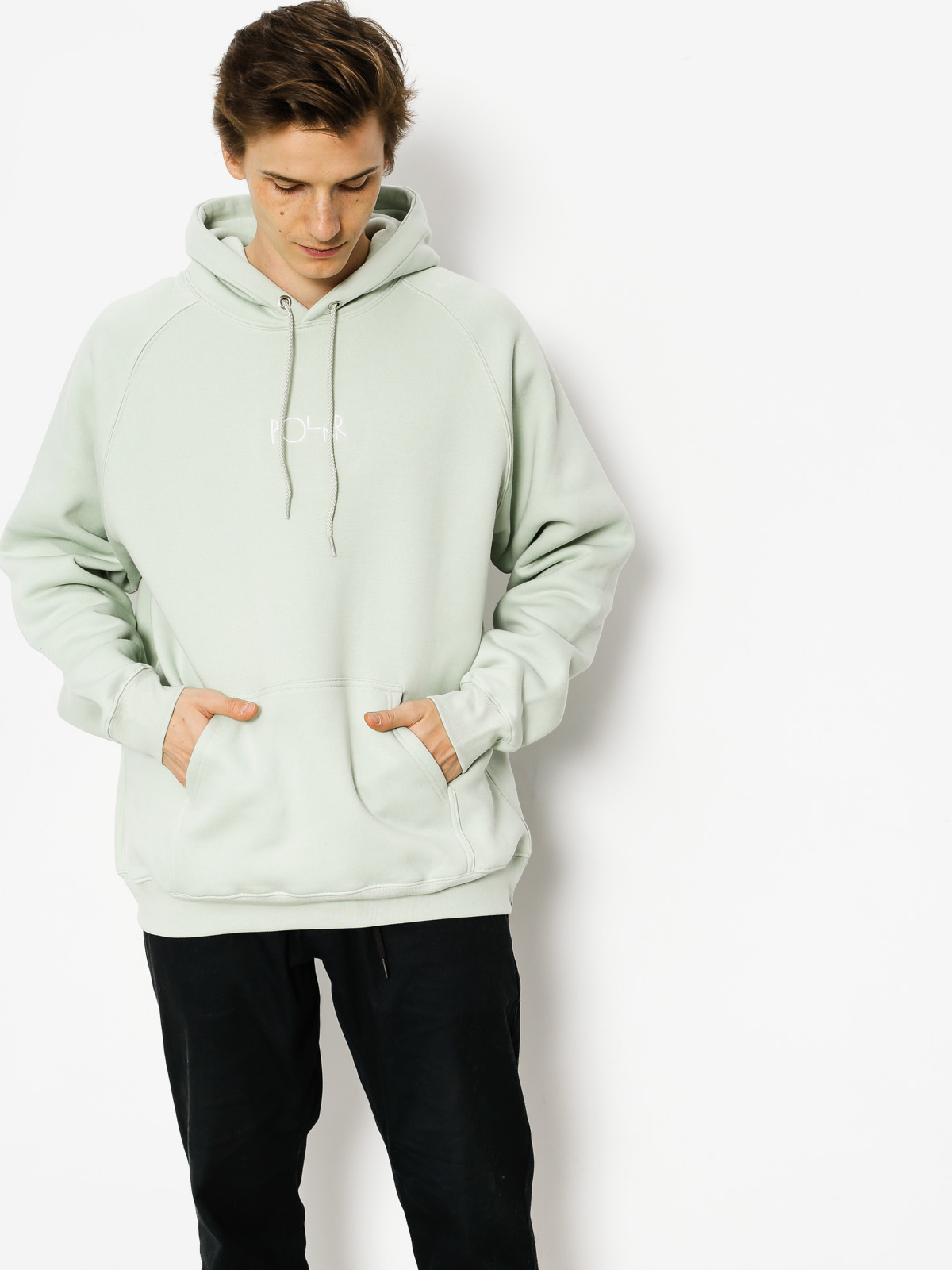 seafoam green champion hoodie