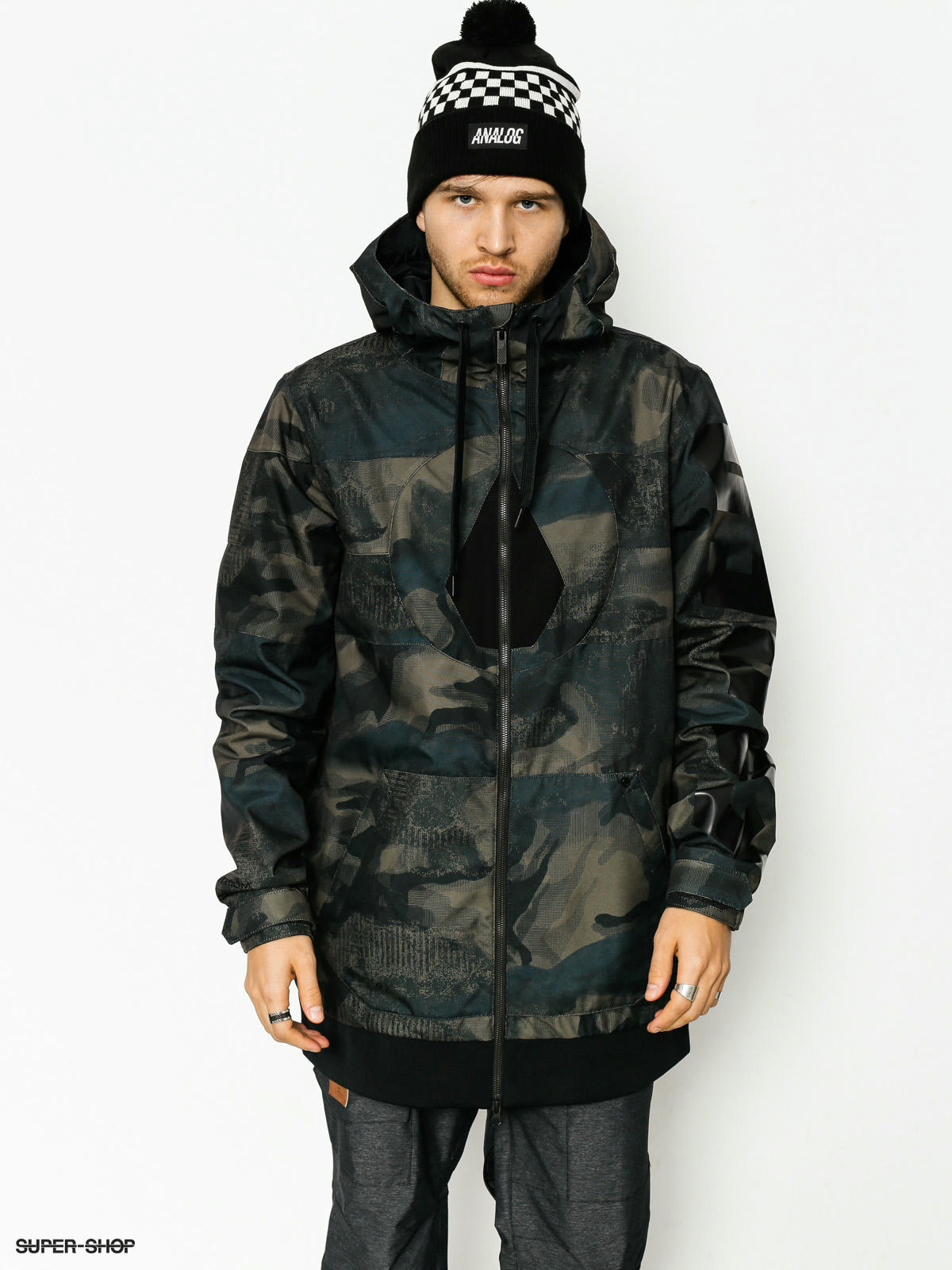 volcom camouflage ski & snowboard jackets