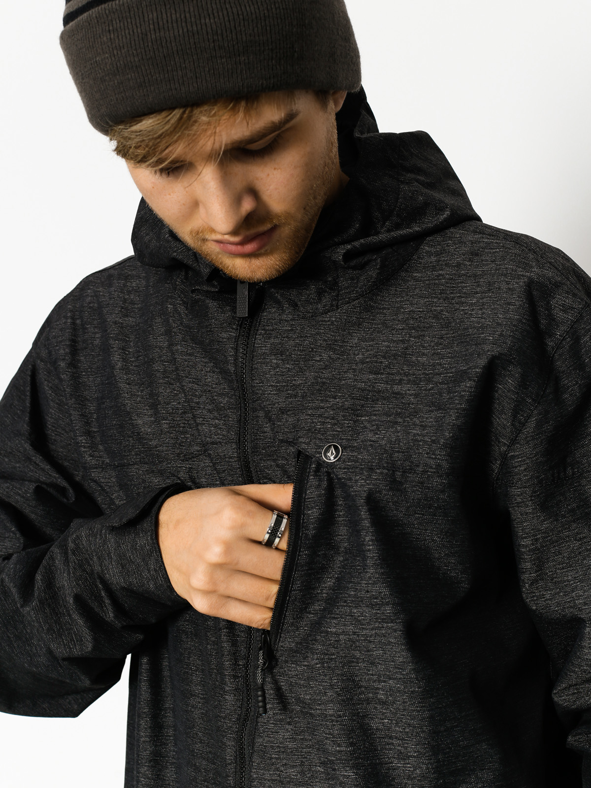 Mens Volcom Snowboard jacket Prospect (blk)