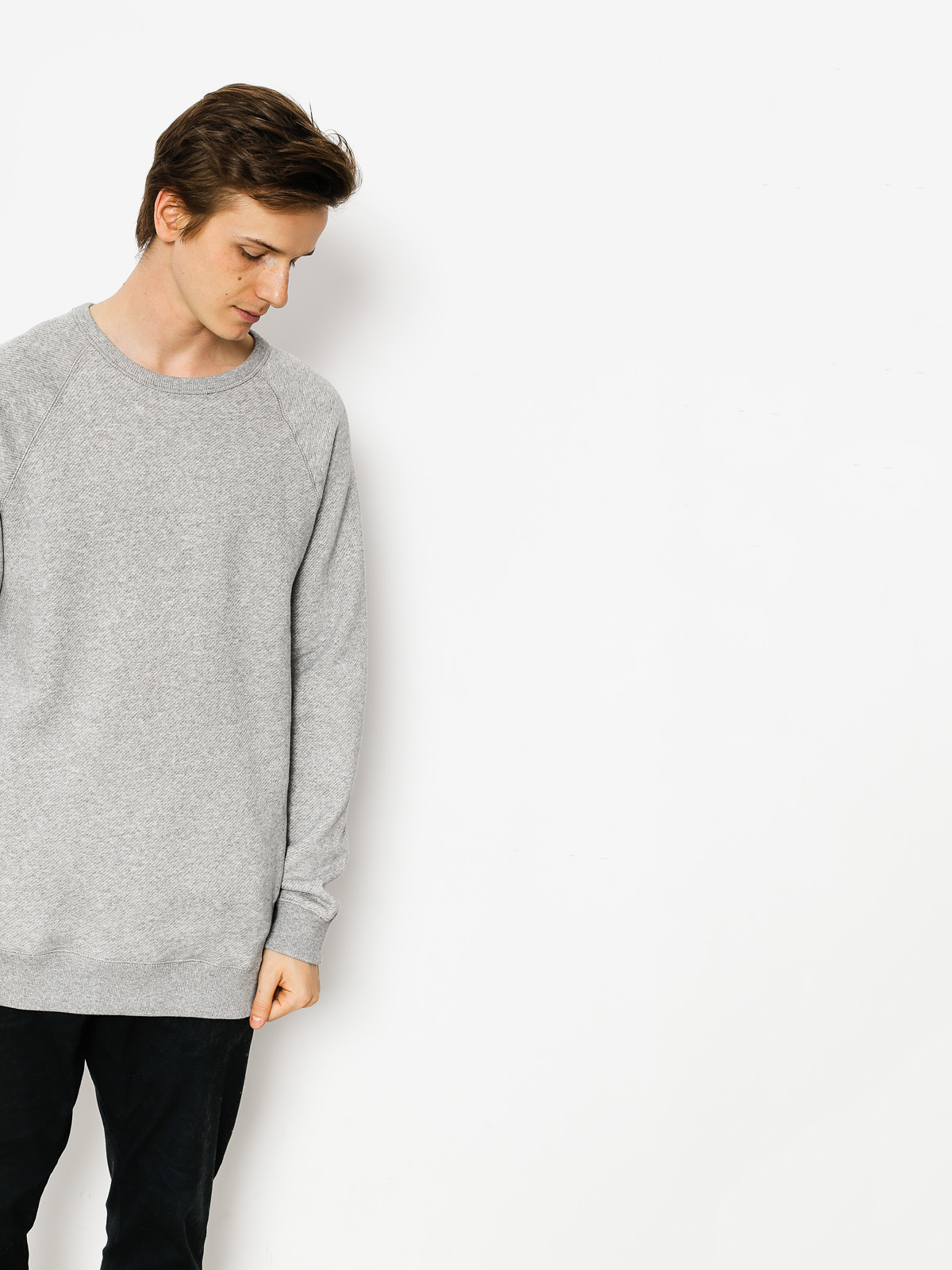 Volcom Sweatshirt Static Stone Crew (gry)