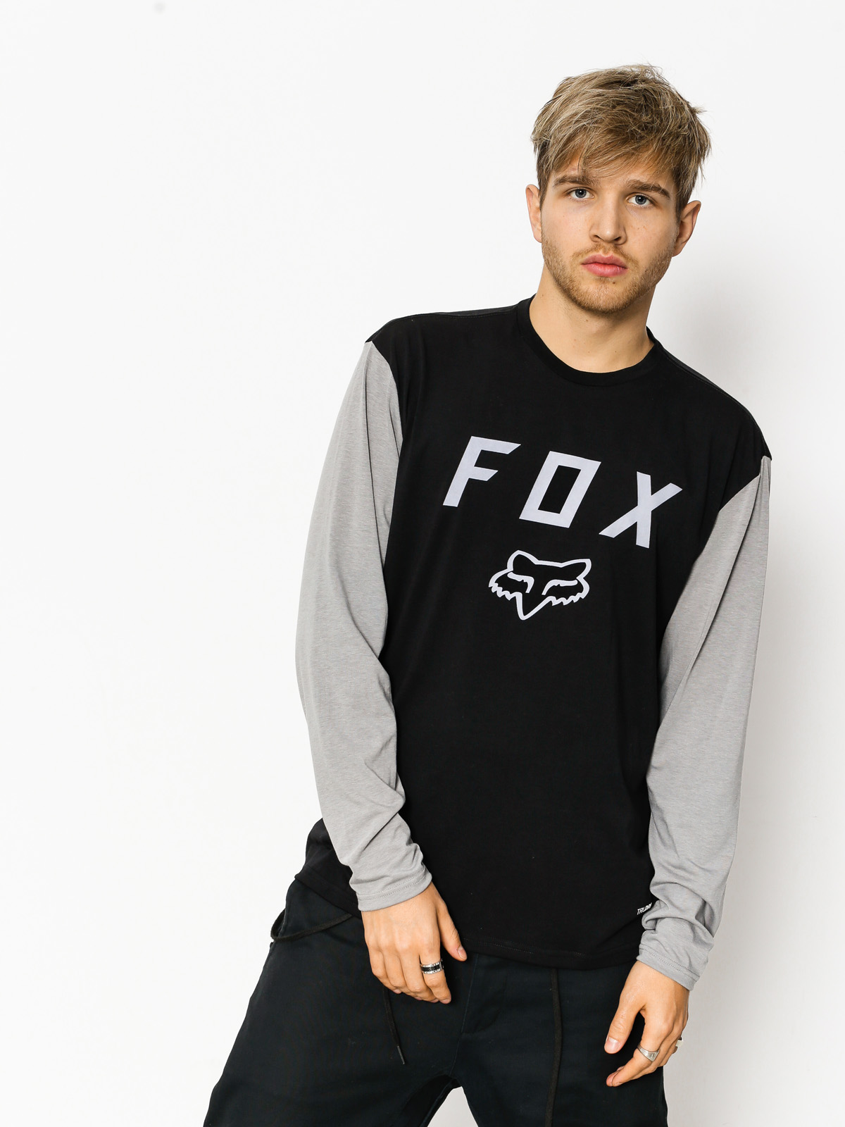 Mens Fox Active longsleeve Contended Ls Tech (blk)