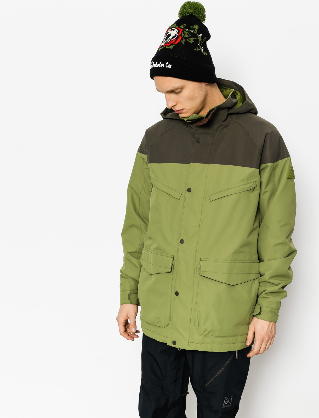 Mens Burton Snowboard jacket Breach (frstnt/olvbrh)