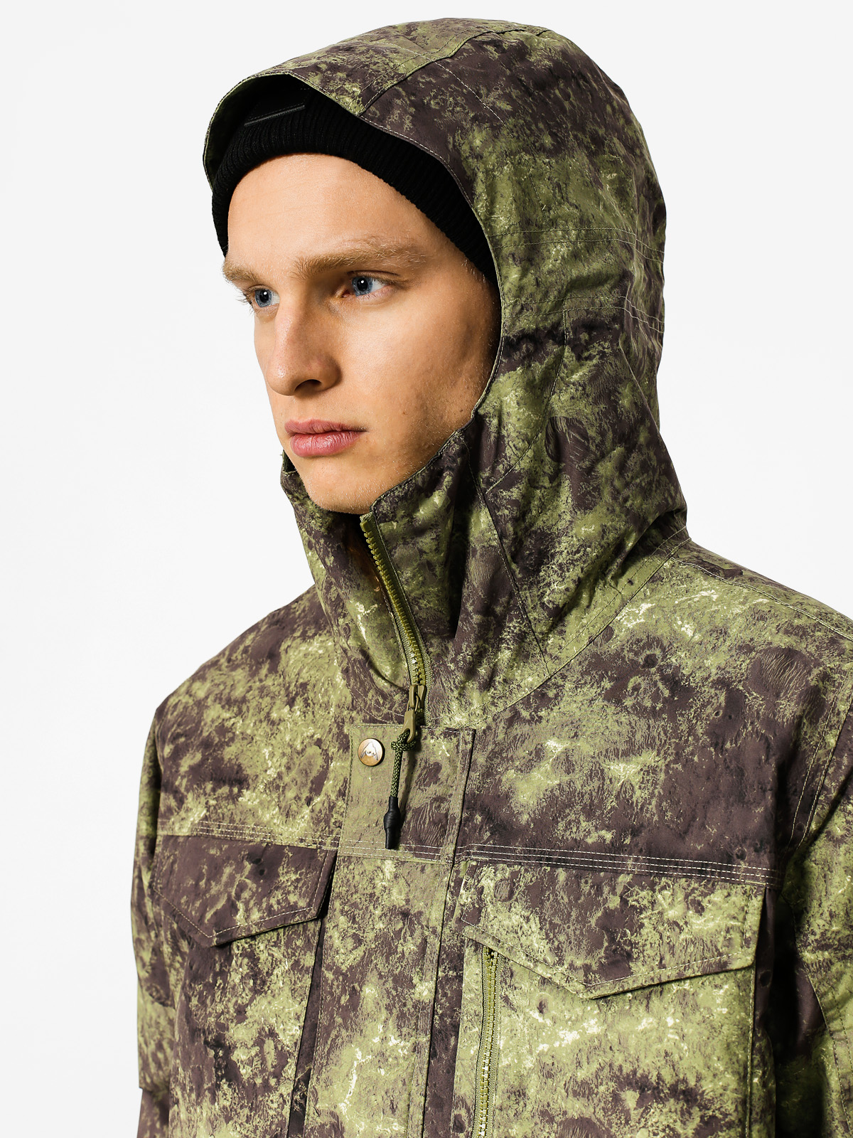 digital camo snowboard jacket