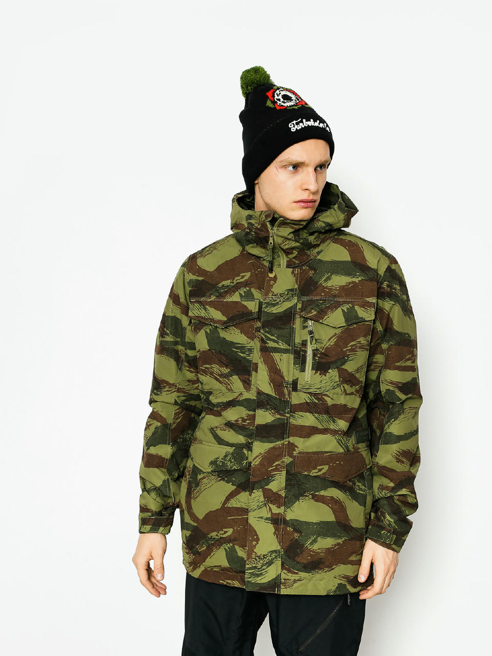 Mens Burton Snowboard jacket Covert (brush camo)