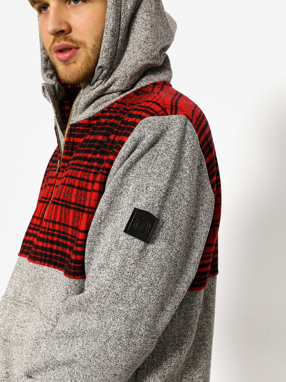 Element Sweatshirt Reefton Qtr ZHD (grey heather)