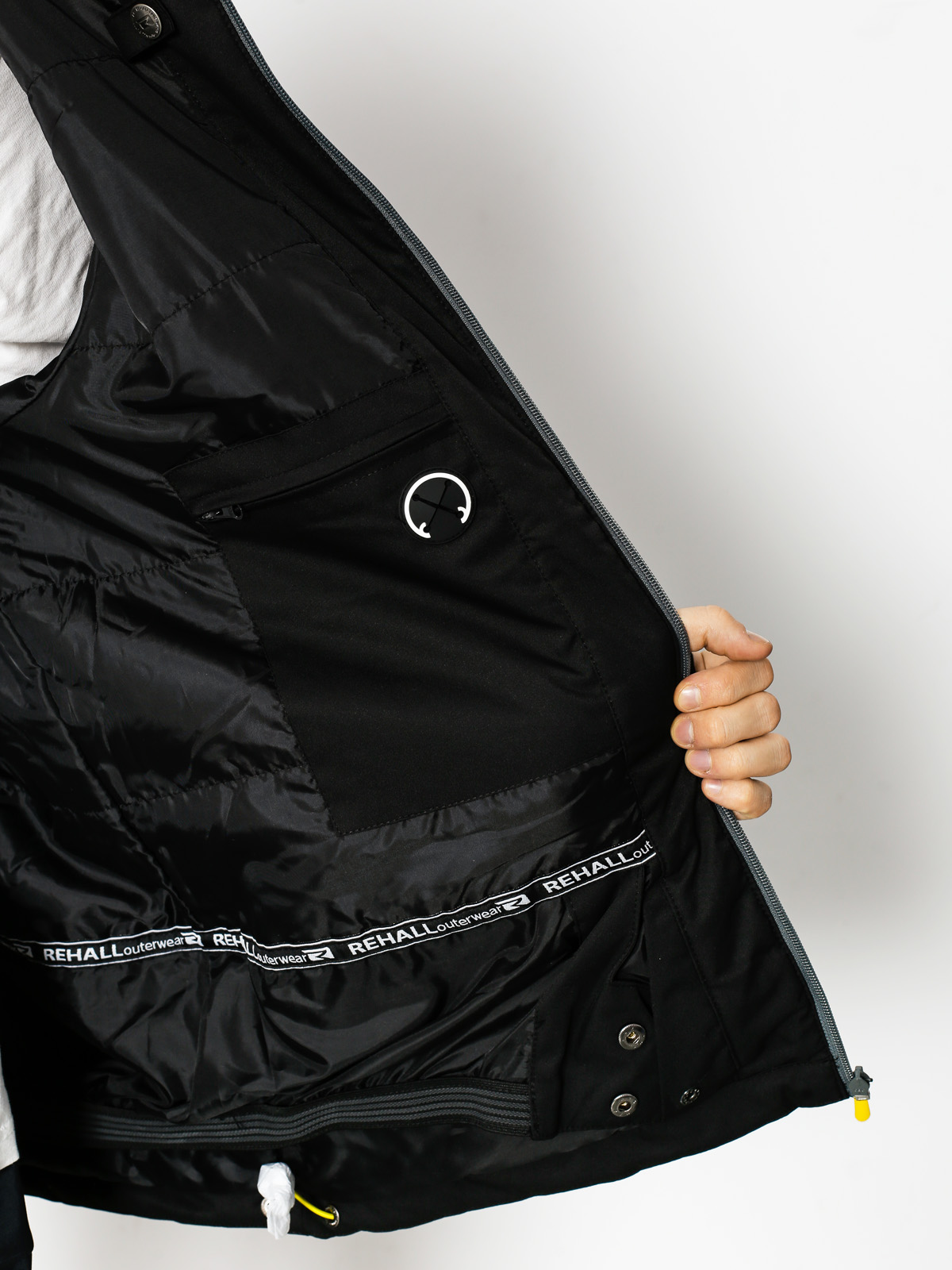 Herren Rehall Snowboardjacke Ried (pirate black)