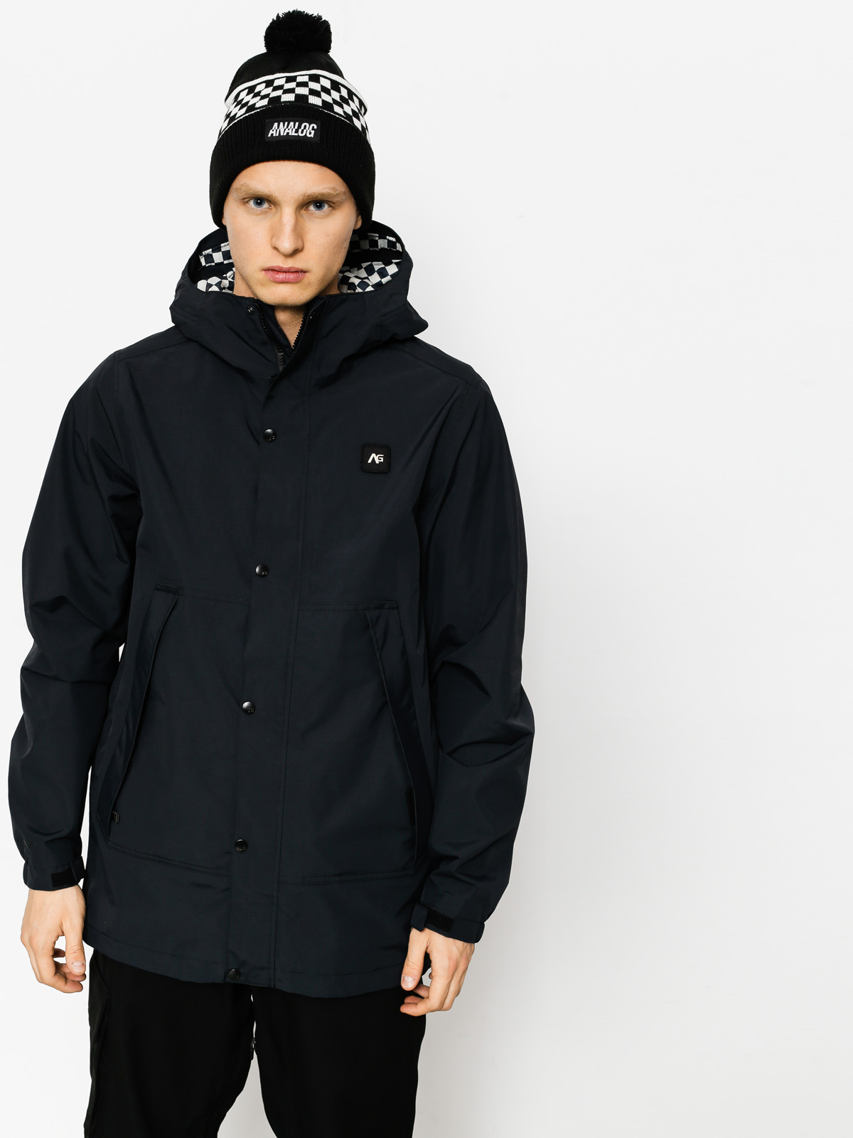 Herren Analog Snowboardjacke Gore Contrct (true black)