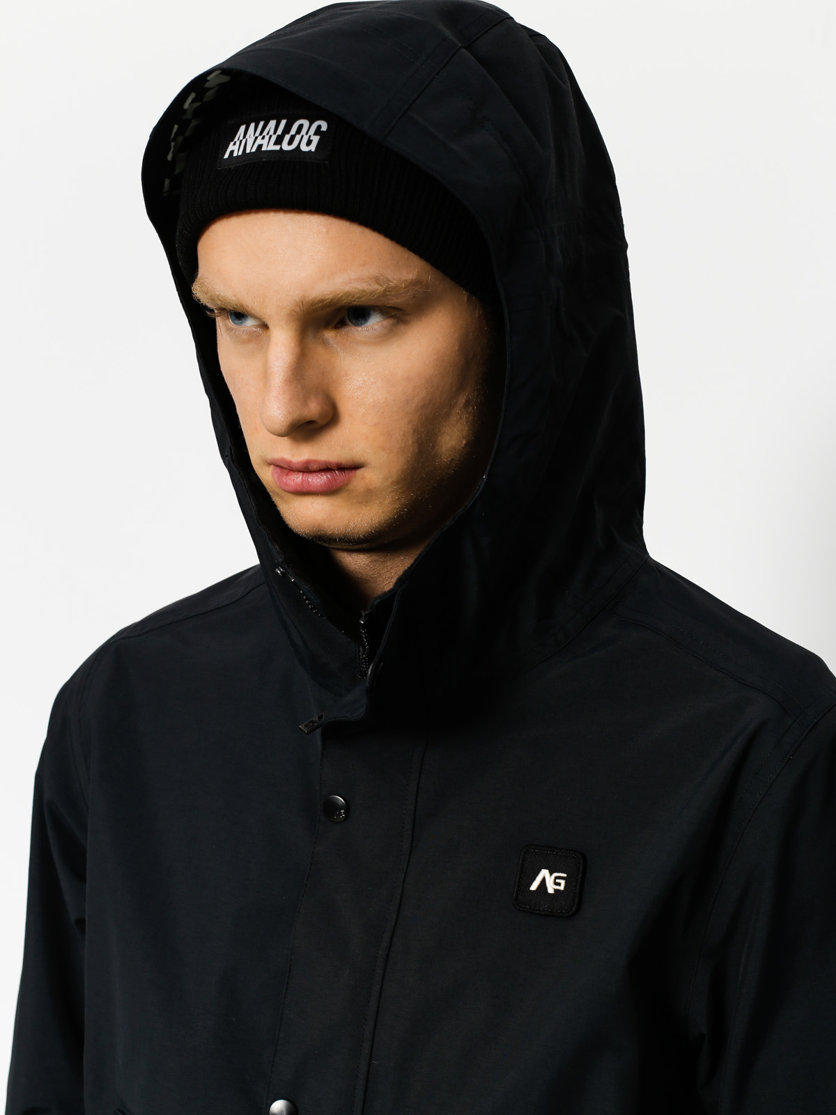 Herren Analog Snowboardjacke Gore Contrct (true black)