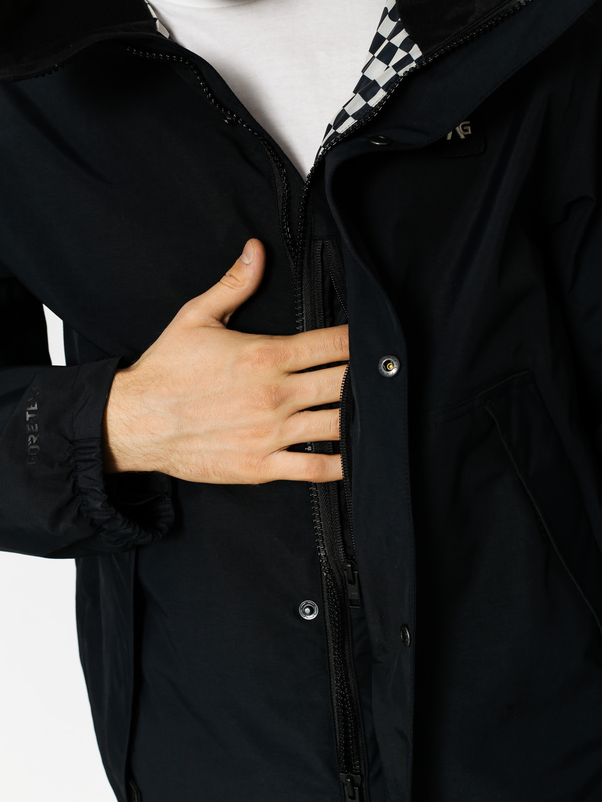 Herren Analog Snowboardjacke Gore Contrct (true black)