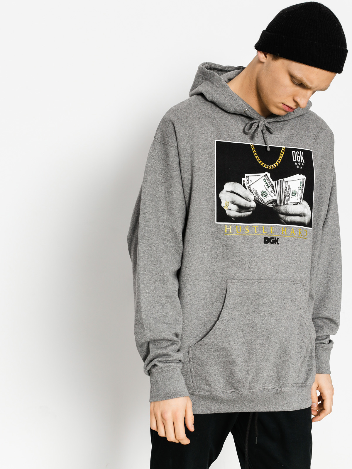 DGK Hoodie Countin Loot HD (gunmetal heather)