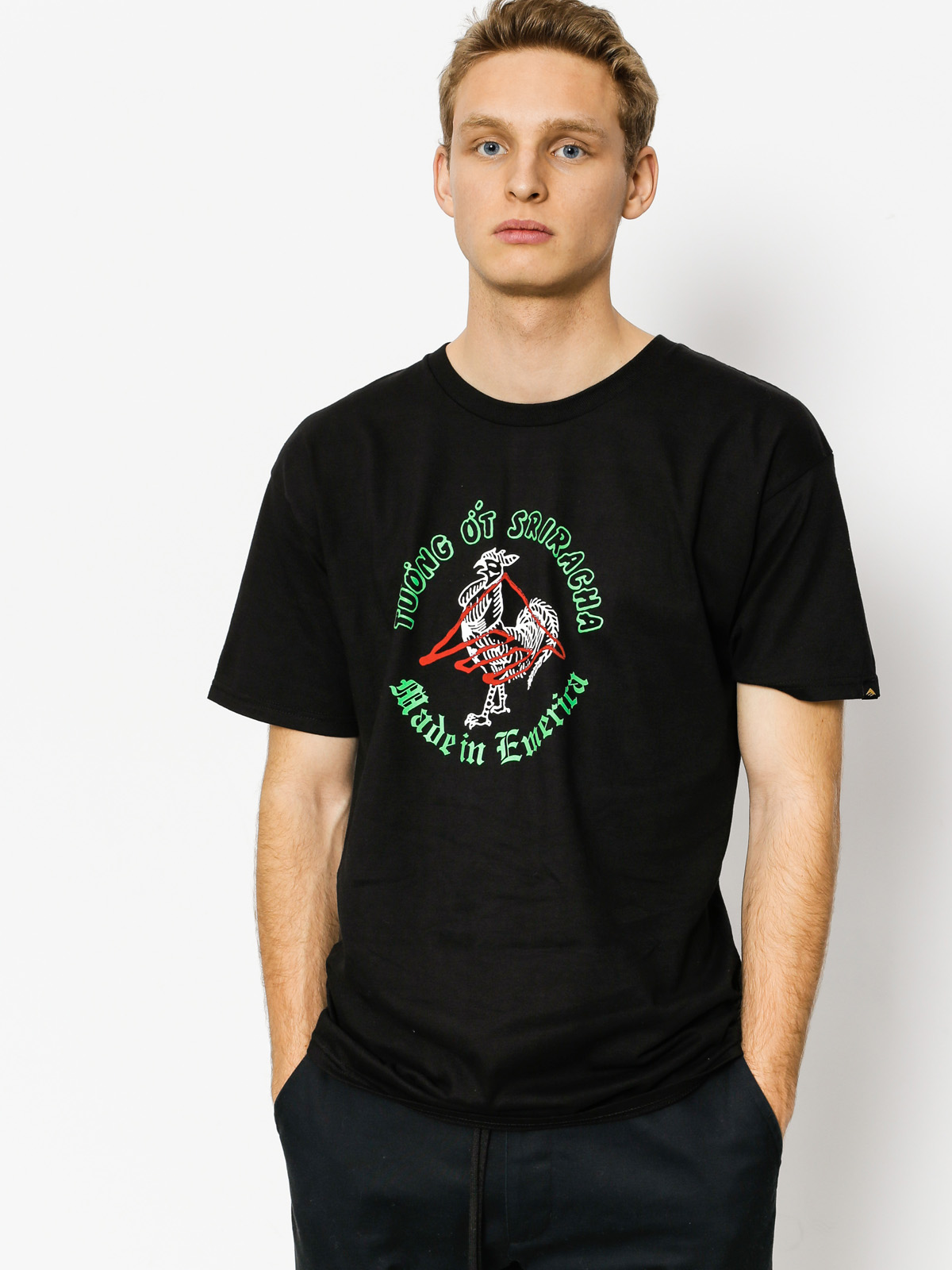 Emerica T-shirt Sriracha Circle (black)