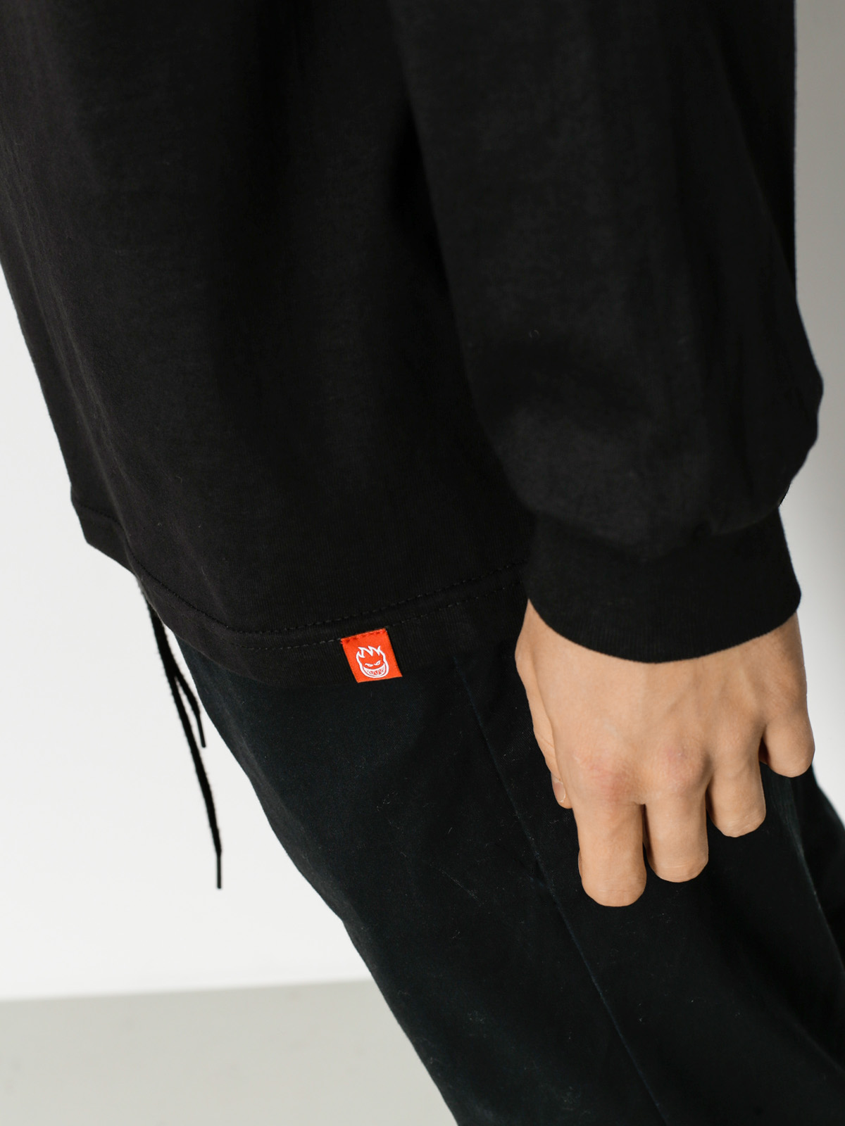 Spitfire Longsleeve Big Head (black/red)