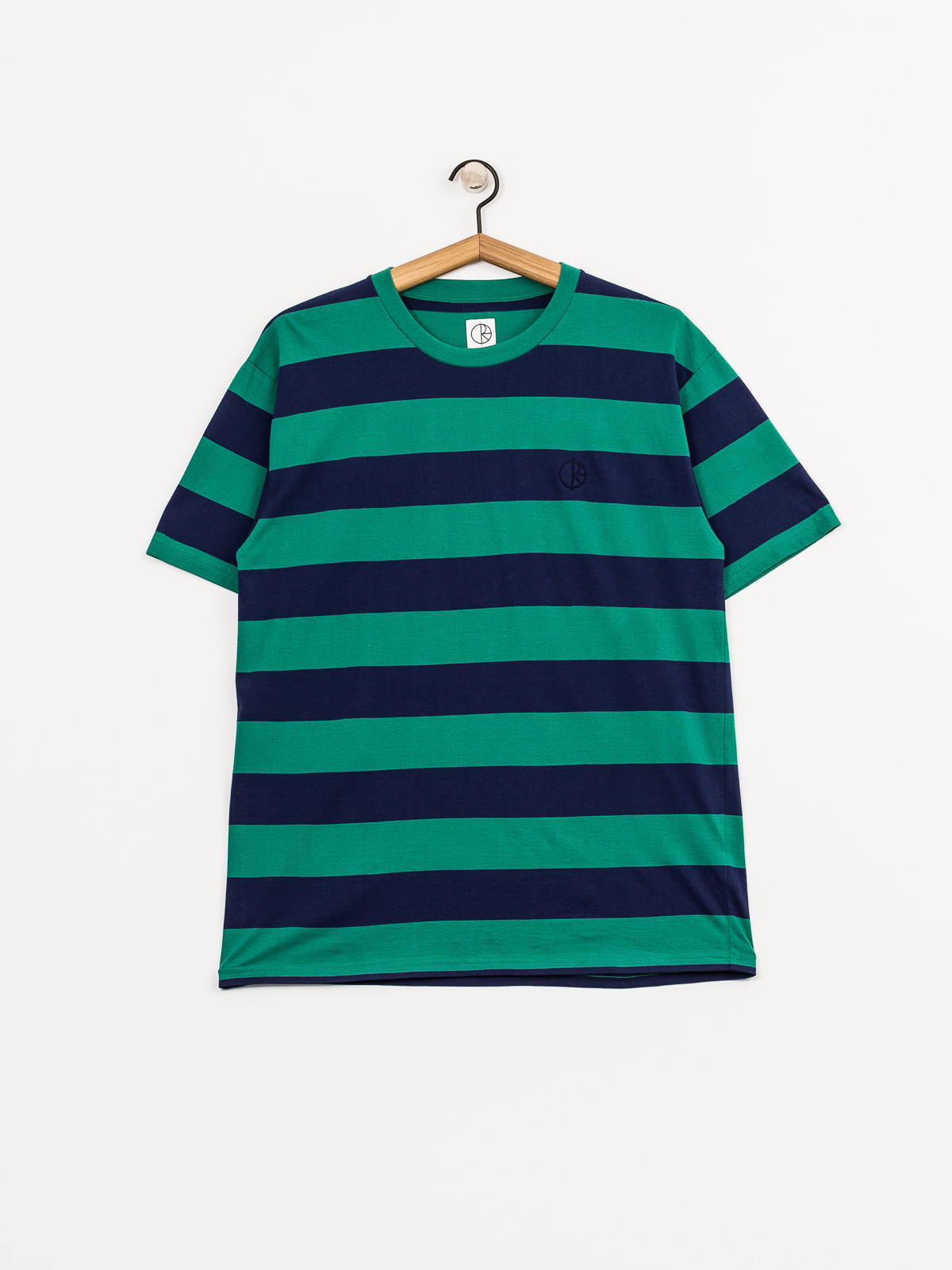 Polar Skate T-shirt 91 Stripe (green/navy)