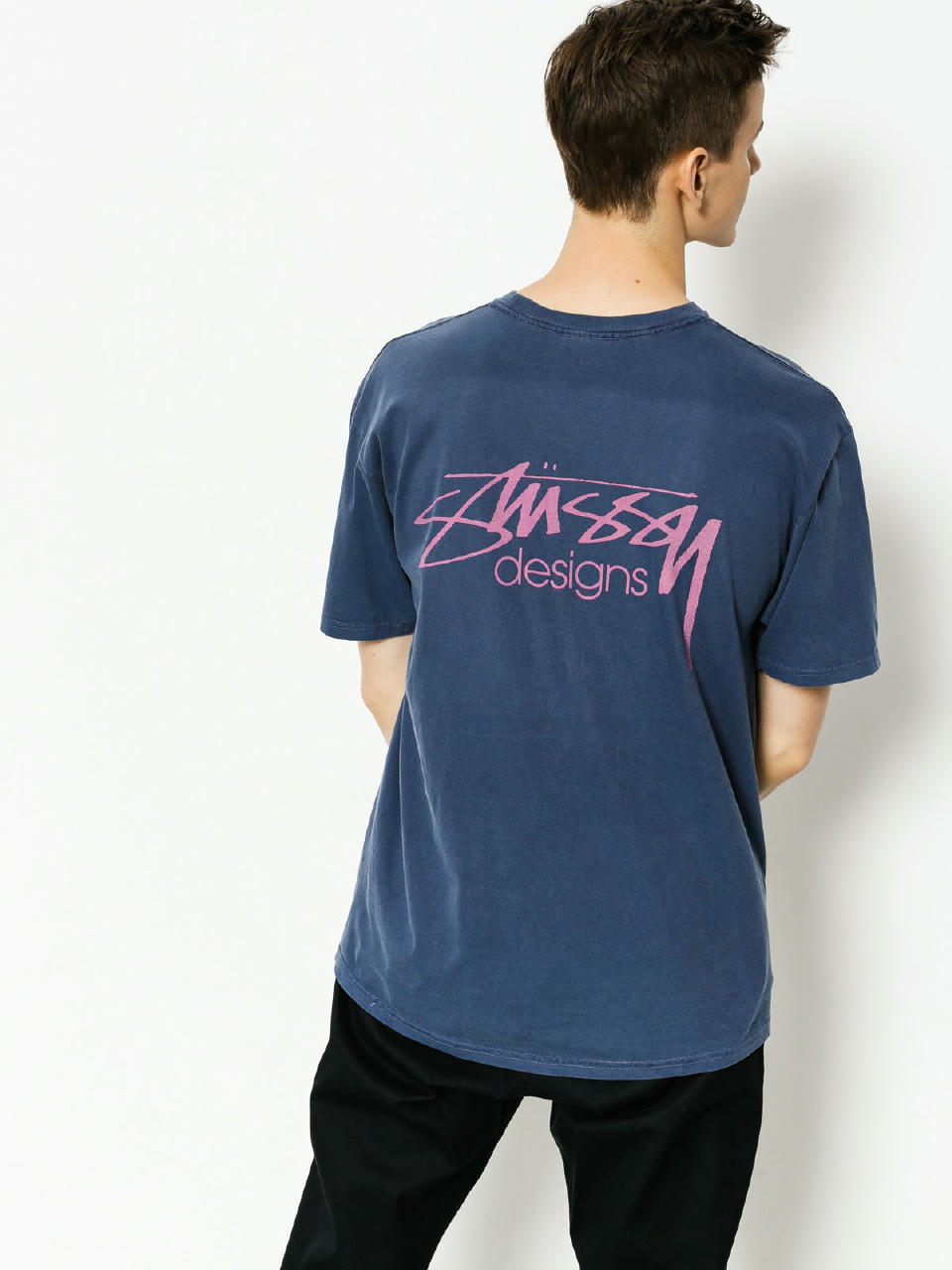 Stussy T-shirt Designs Pig Dyed (navy)