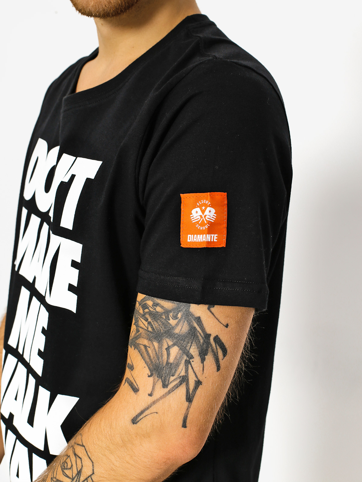 Diamante Wear T-shirt Dont Make Me Walk (black)