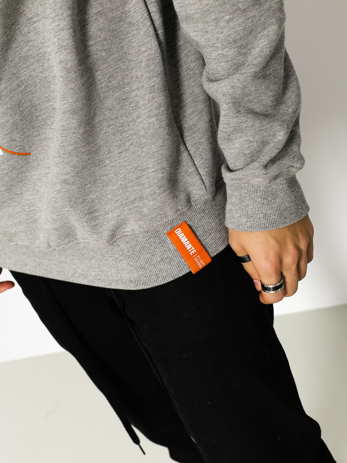 Diamante Wear Sweatshirt Drop It Like It Hot (grey)