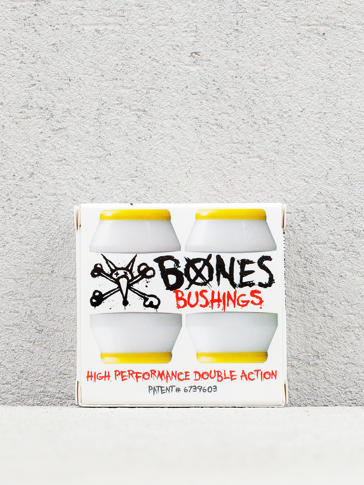 Bones Lenkgummis Bushings Medium (yellow/white)