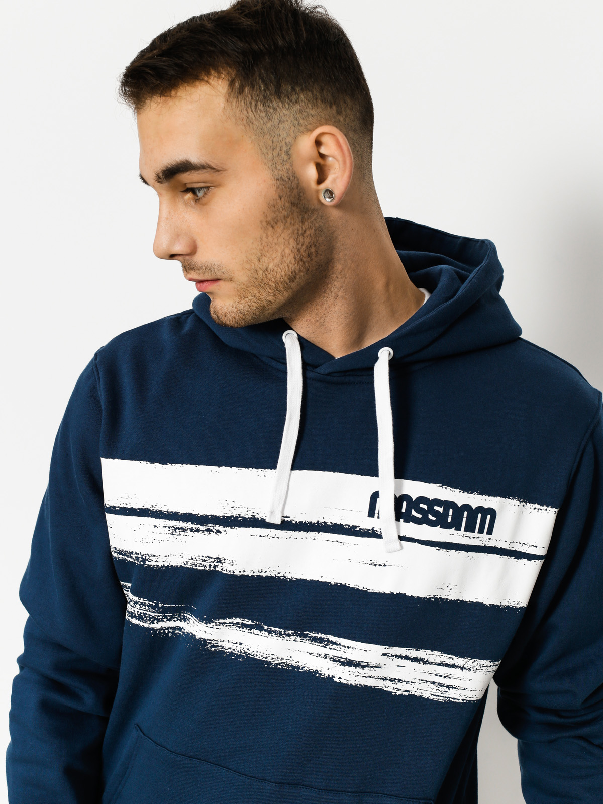 Hoodie MassDnm Traces HD (navy)
