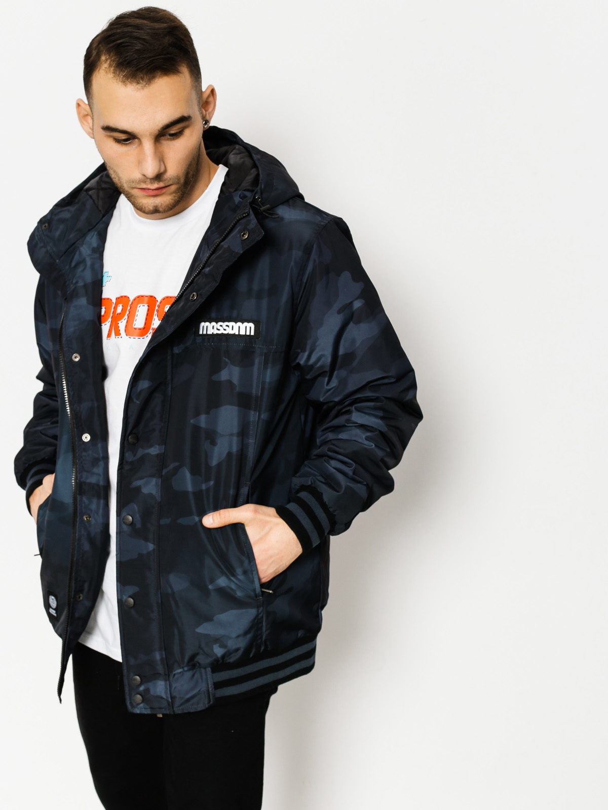 MassDnm Jacket District (black camo)
