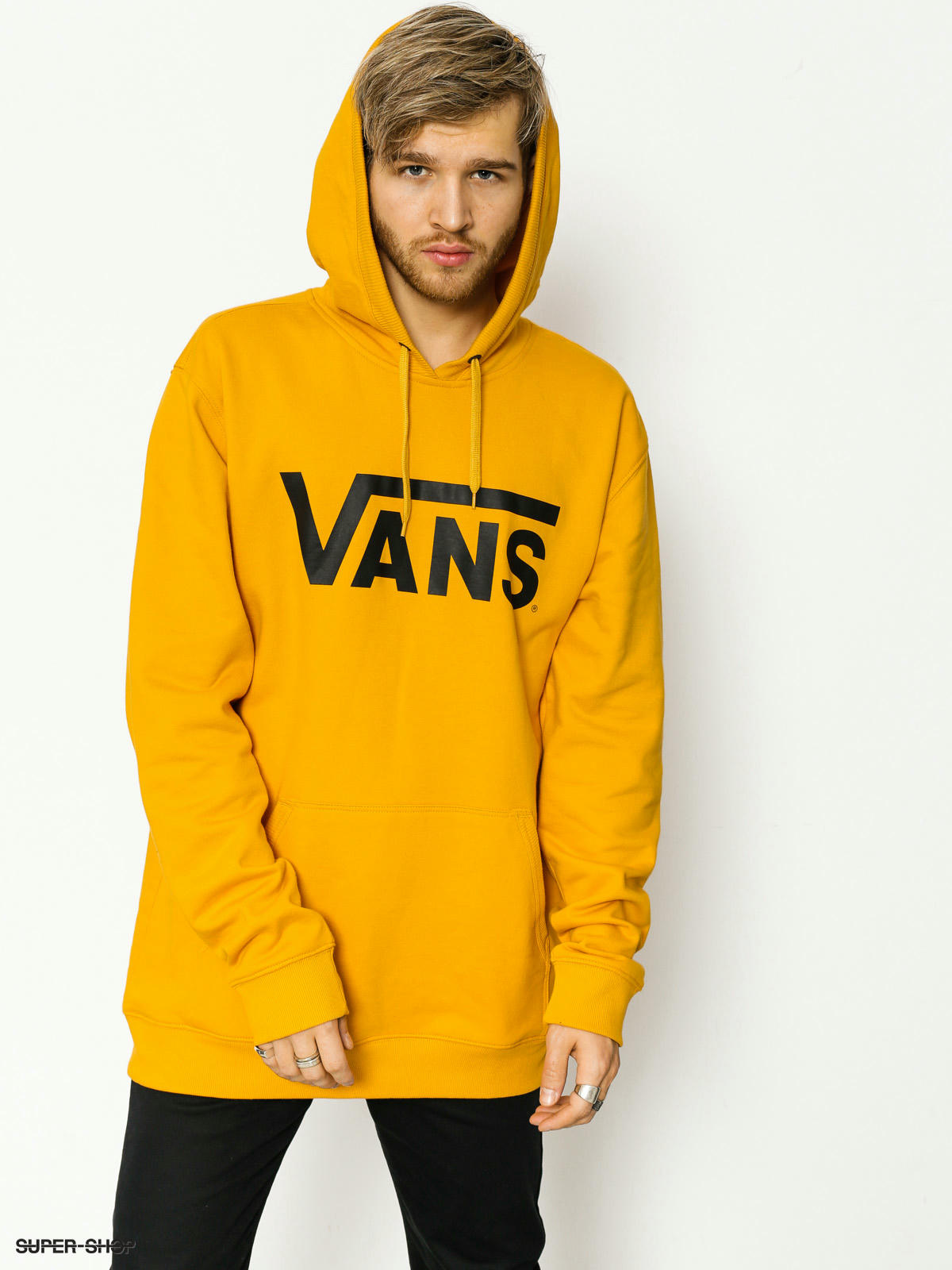 vans yellow hoodie mens