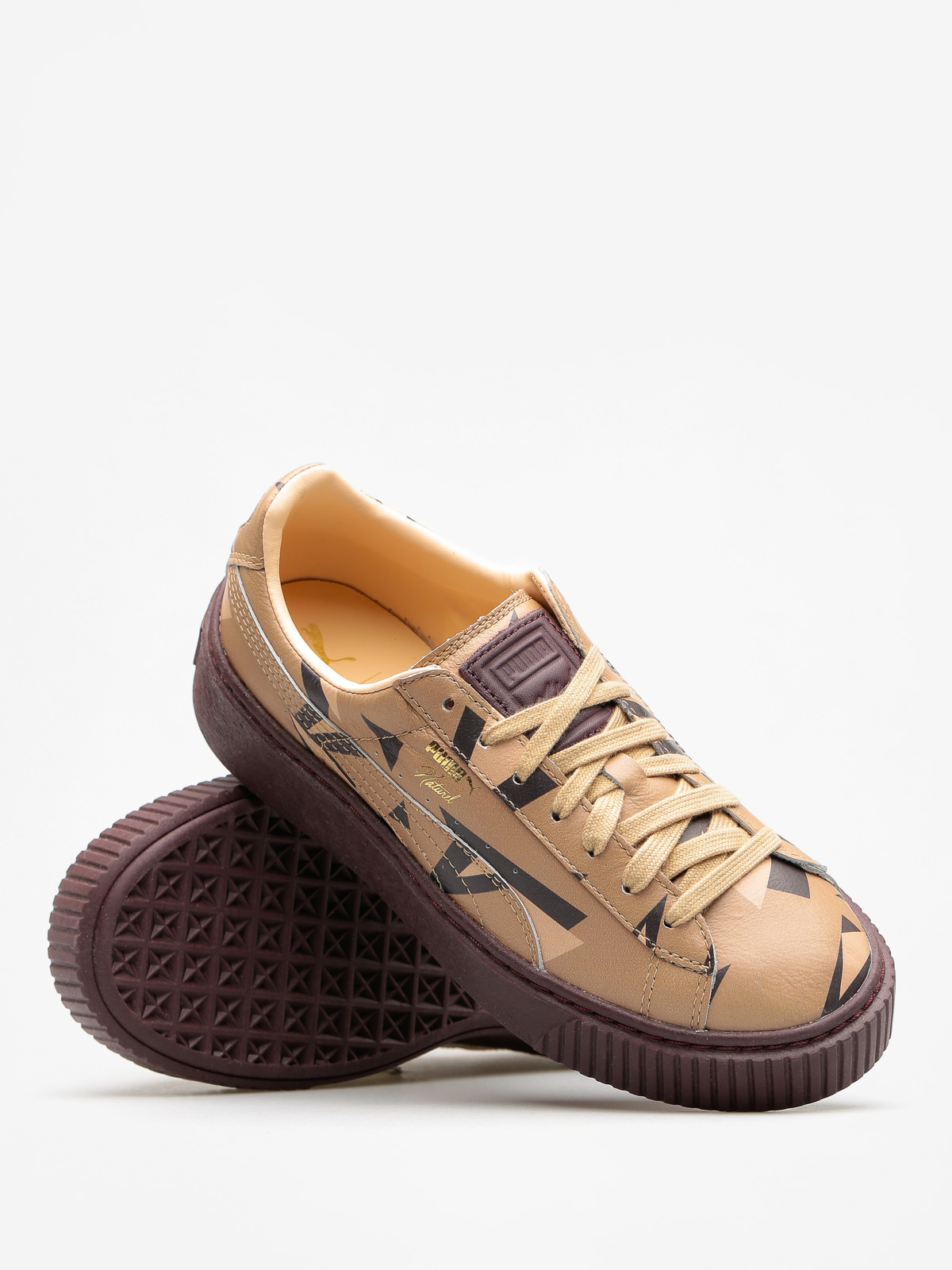 Puma Shoes Platform Cheetah Wns Naturel Wmn (natural vachetta/winetasting)