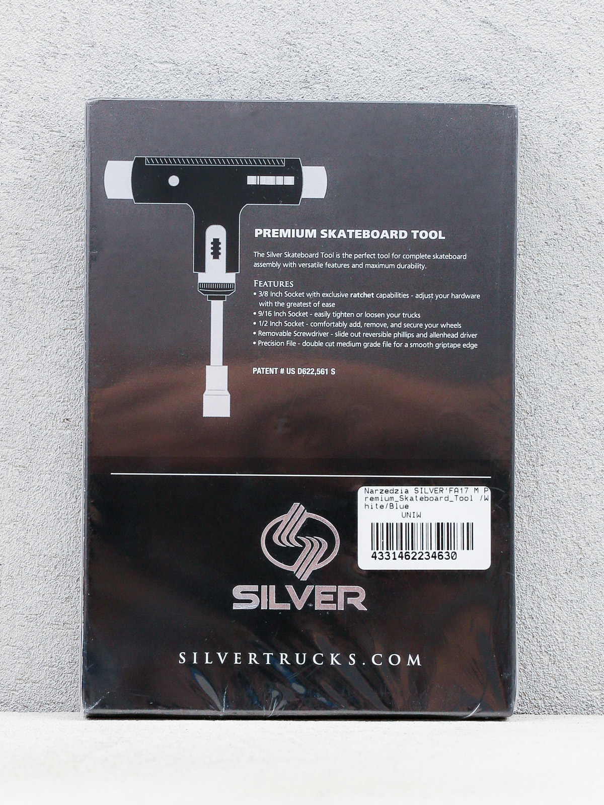 Silver Tool Premium Skateboard Tool (white/blue)