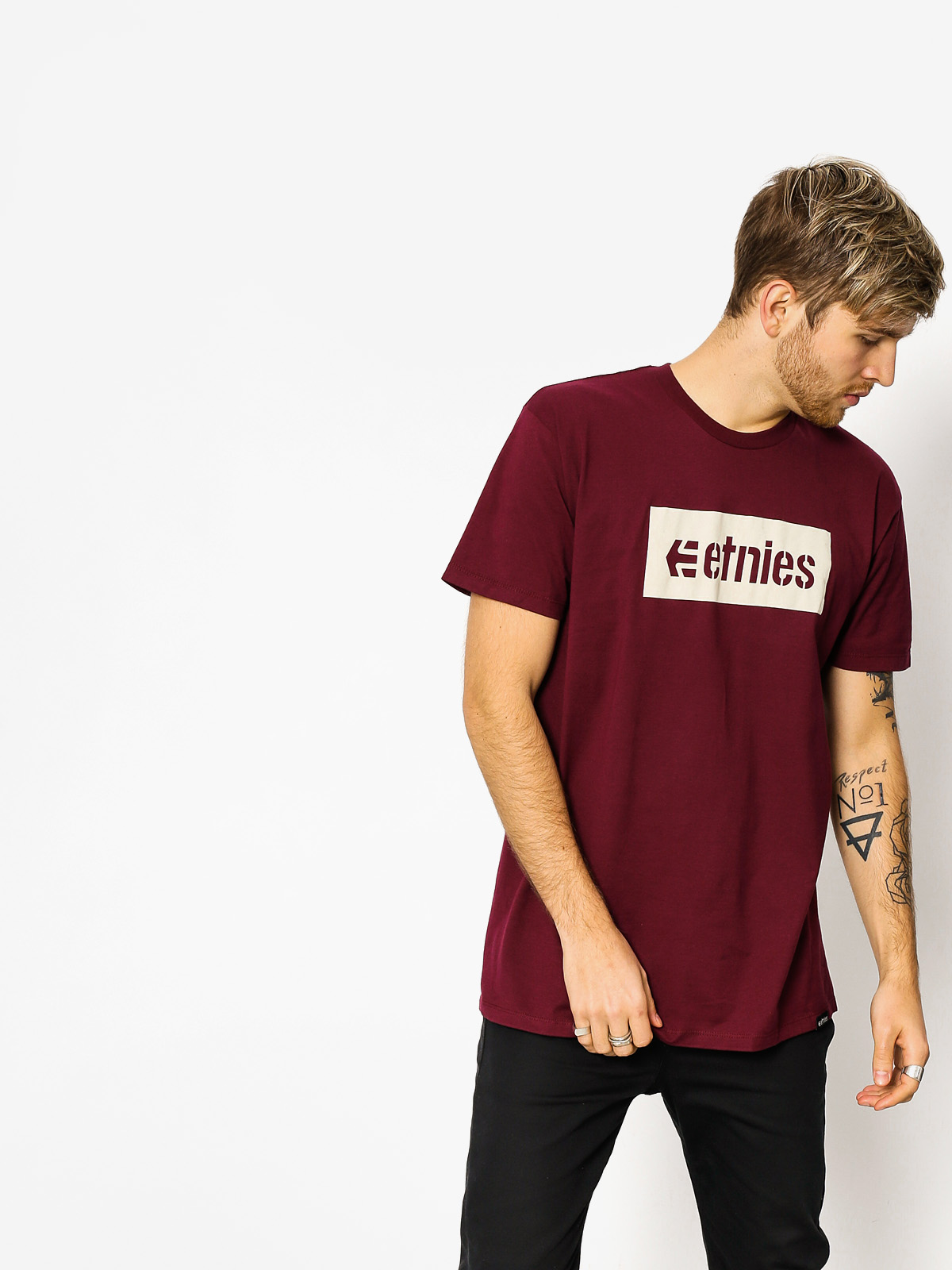 Etnies T-shirt Corp Box (burgundy)