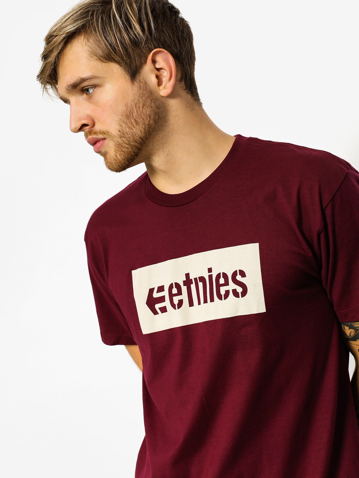 Etnies T-shirt Corp Box (burgundy)