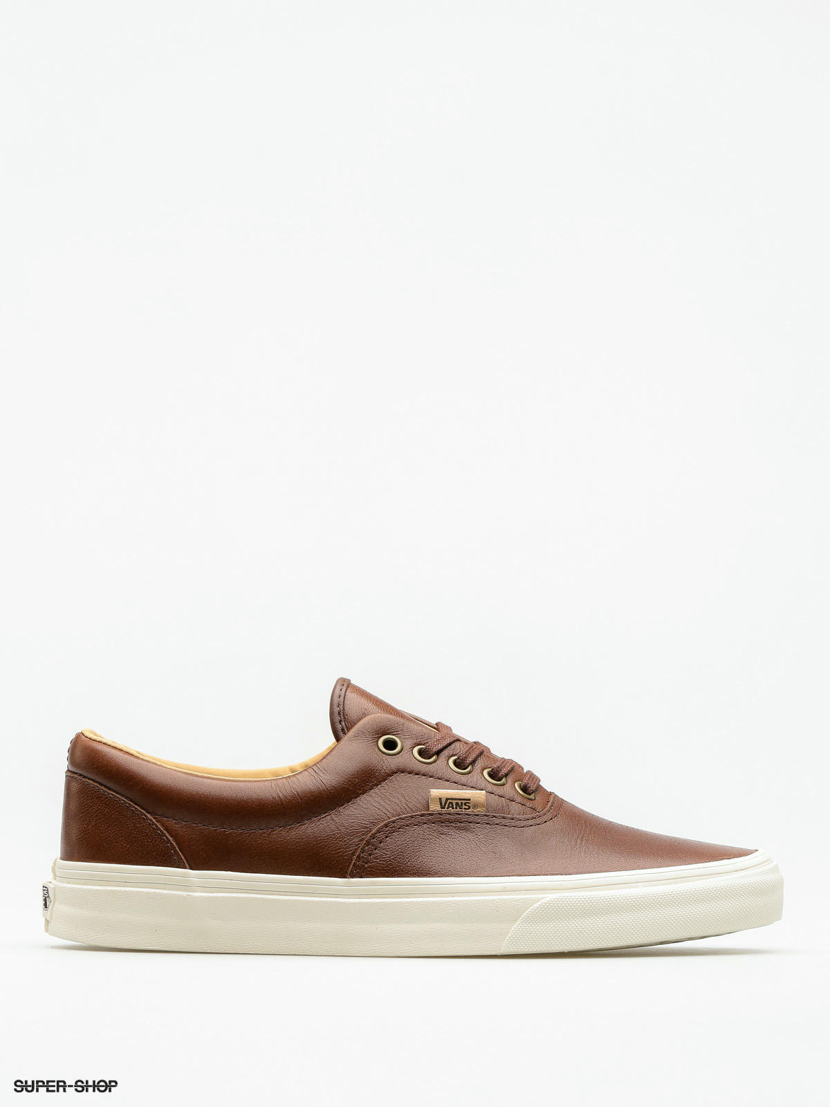 Vans lux leather hot sale slip on