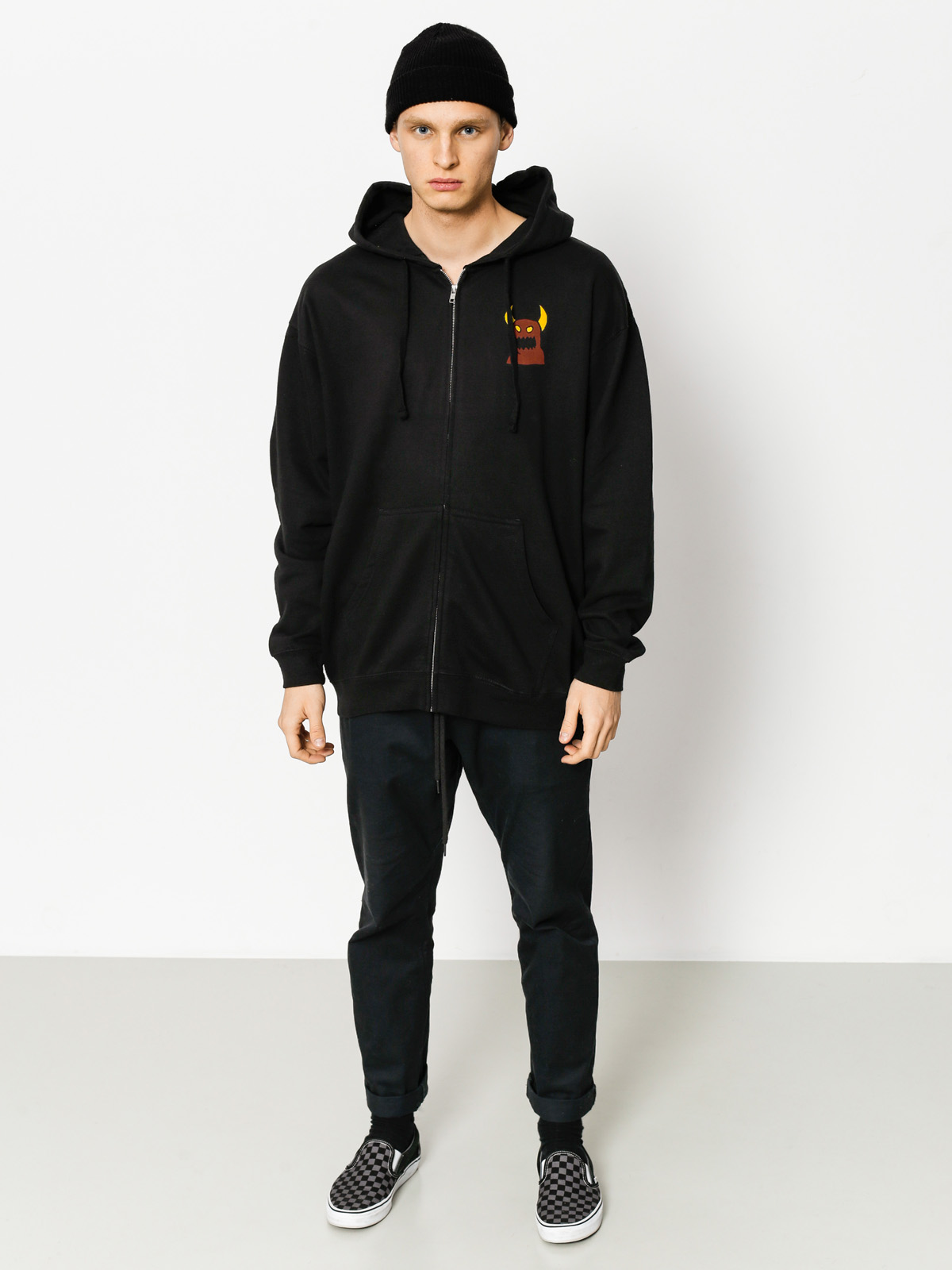 Toy Machine Hoodie Zip (black)