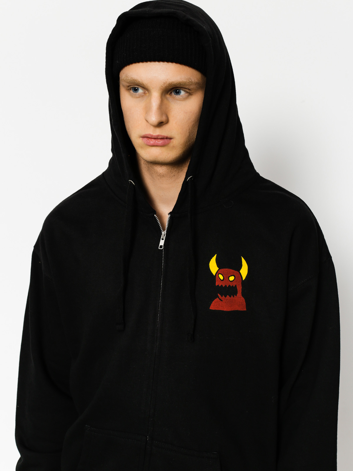 Toy Machine Hoodie Zip (black)