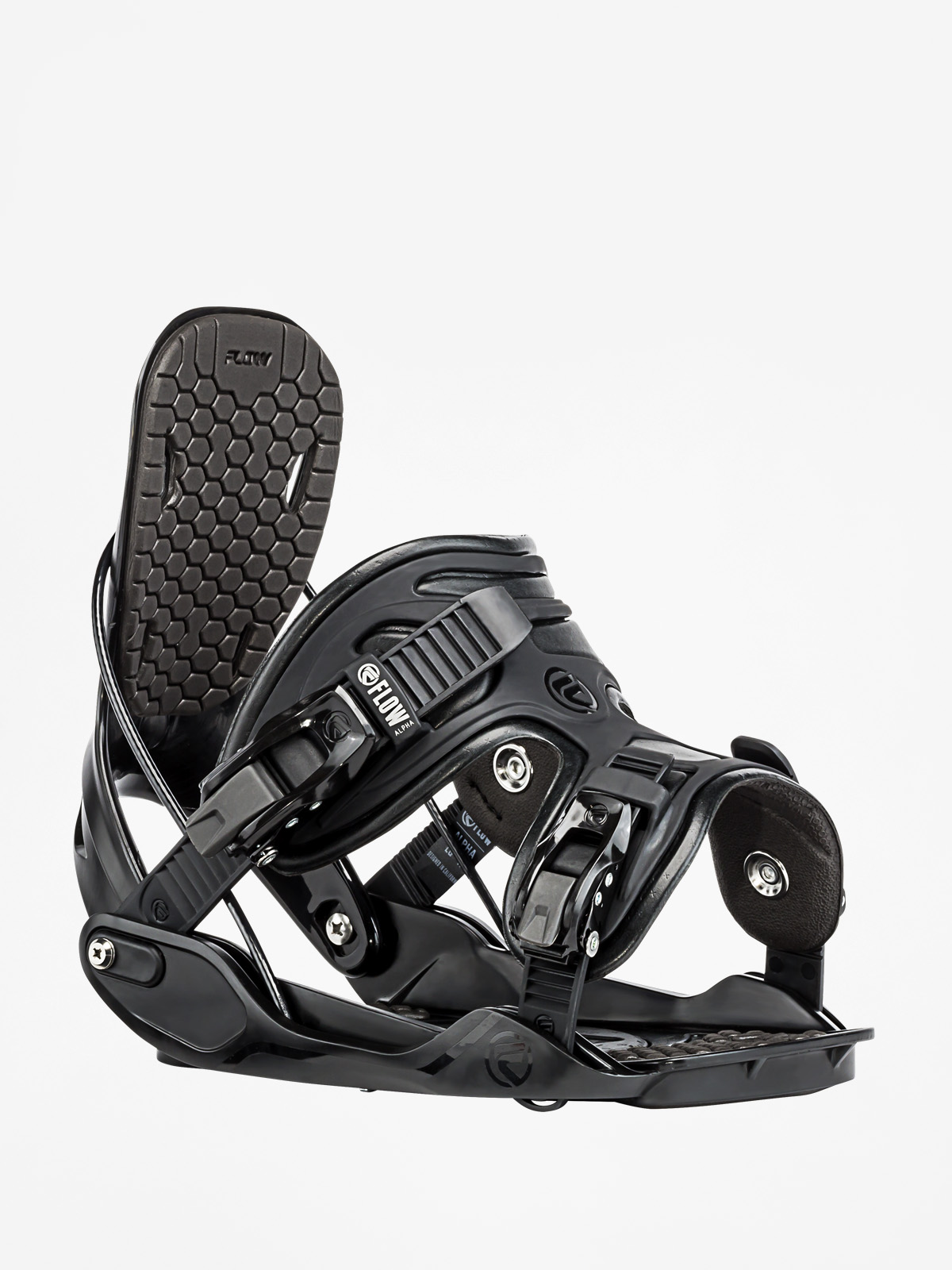 Flow Snowboard bindings Alpha - black (black)