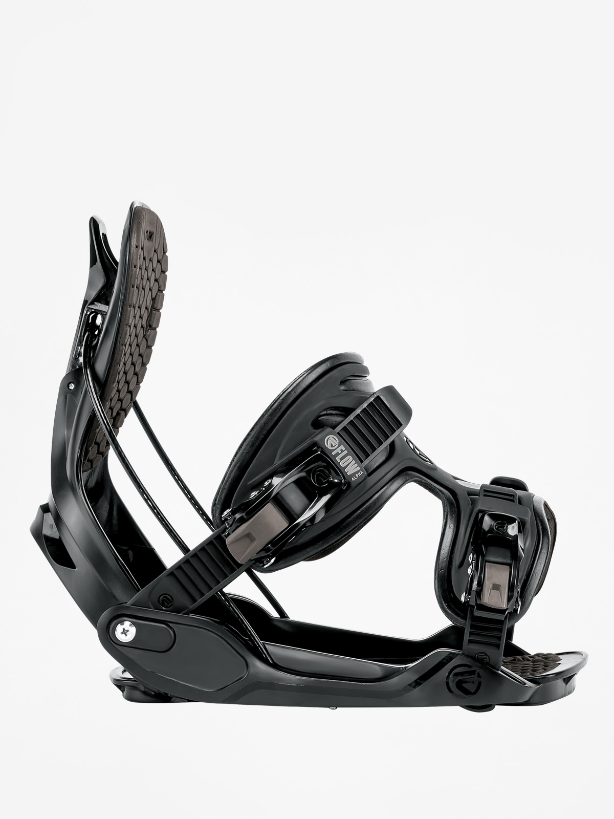 FLOW ALPHA スノーボードビンディング L ブラック FLOW ALPHA スノーボードビンディング L ブラック FLOW ALPHA