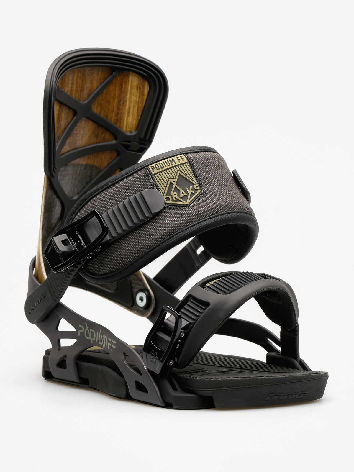 Mens Drake Snowboard bindings Podium FF (black)