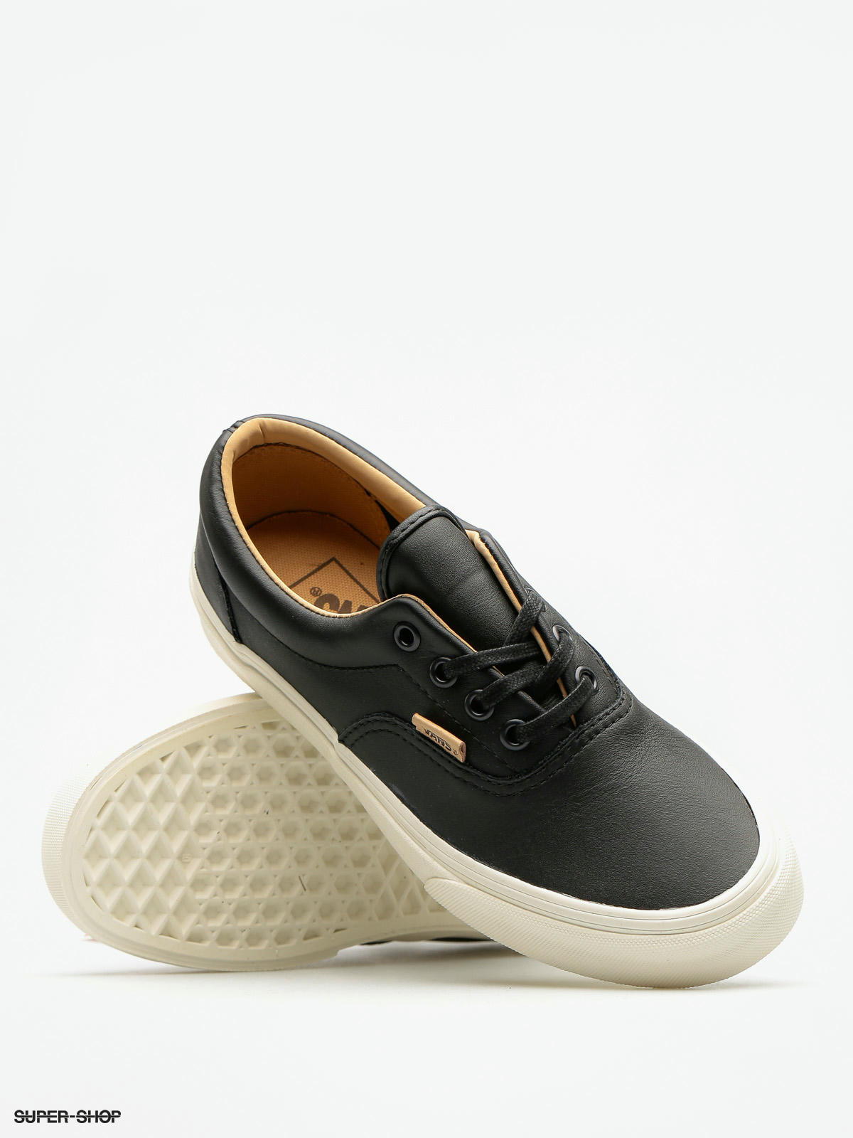 Vans Shoes Era (lux leather/black/porcini)