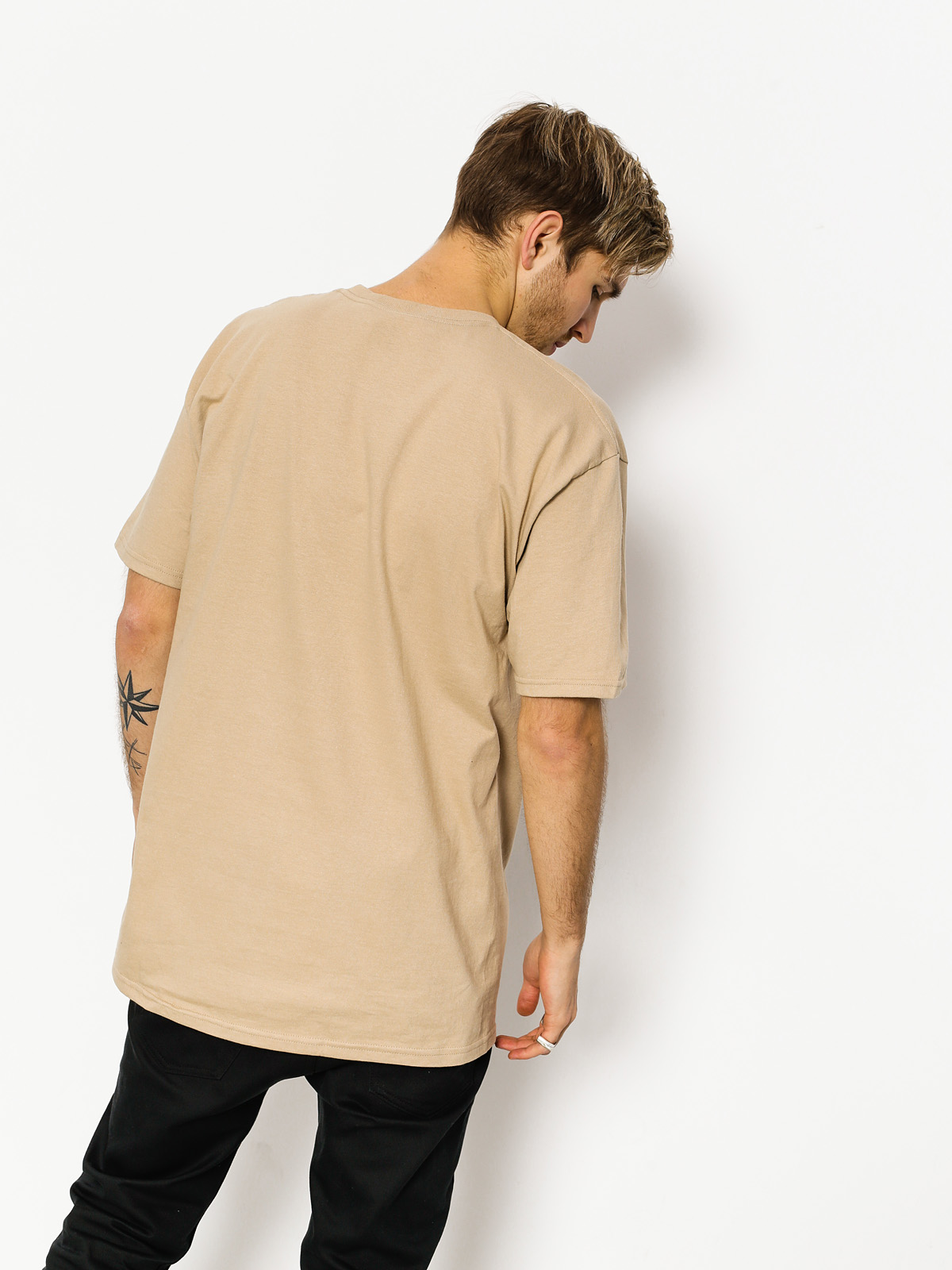 HUF T-Shirt Ambush Camo Box Logo (sand)