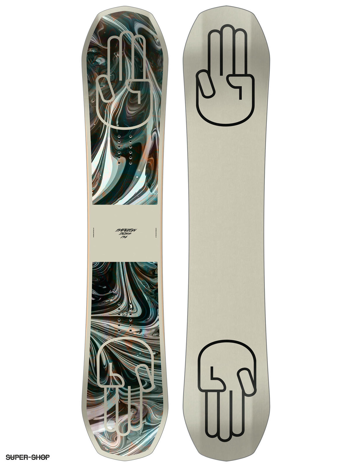 Mens Bataleon Snowboard Boss (grey/black)